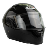 Casco Para Moto Integral T-lab Protect  Negro Brillante Profesional Talla L 