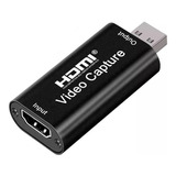 Tarjeta De Captura De Vídeo Hdmi, Adaptador De Transmisión Usb 4k Full Hd