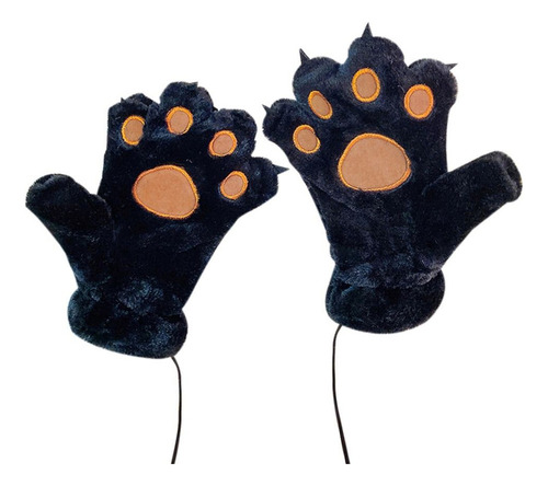 Guantes De Felpa Con Forma De Oso Y Garra De Gato, Lindos De