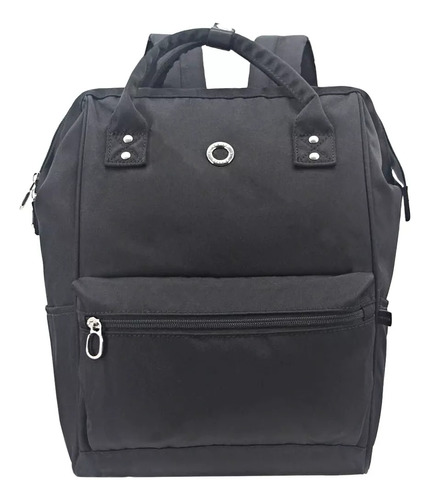 Mochila Amayra Boca De Pez Impermeable Dama Negro