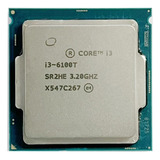 Processador De Cpu Core I3 6100t Dual-core Lga 1151 De 3,2 G