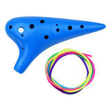 Ocarina Holes 12 Music Flute And Lover Plastic Ocarina C Par