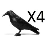 Ahuyenta Espanta Palomas Raven X 4 Unidades El Cuervo Negro