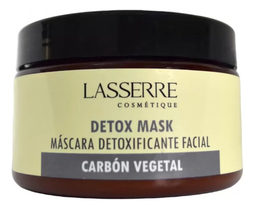 Máscara Facial Detoxificante 250gr Purifica Carbón Vegetal