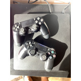 Playstation 4 Slim Com 2 Controles E 2 Jogos