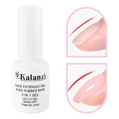Gel Base Rubber Jr Transparente 10ml Para Uñas Transparente Clear | MercadoLibre