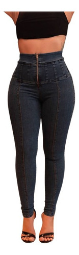 Calça Jeans Feminina Super Lipo 4d Mamacita Chapa Barriga