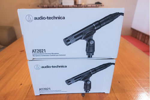 Par! Audio Technica At2021 Zero! Foi Usado Poucas Vezes