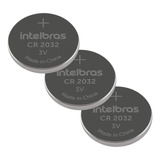 03 Baterias Nao-recarregavel Litio 3v Cr 2032 Intelbras