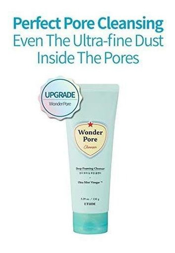 Wonder Pore Cleanser Etude House Cosmética Coreana