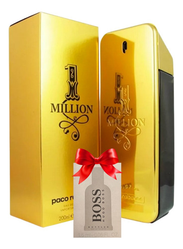 One Million 200ml Paco Rabanne Caballero Original + Regalo