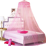 Dosel De Cama Bcbyou, Poliéster, Cúpula Redonda, 2,6 M, Rosa