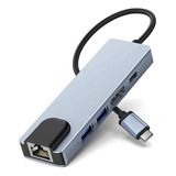 Adaptador Ethernet Usb Tipo C Hub 4k Hdmi Sd Tf Pd