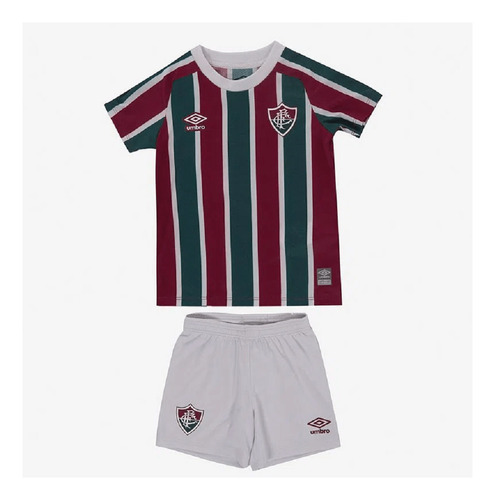 Kit Do Fluminense I 22/23 Umbro - Infantil