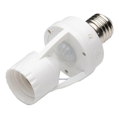 Sensor De Movimiento E27 Enchufe De Luz Ir Adaptador De