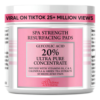 Divine Derriere Almohadillas Para Exfoliar La Piel 50 Pz Neutra
