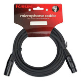 Cable Kirlin Microfono Mpc-270 3 Mts. Color Negro