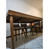 Mesa De Madera Rectangular Extensible 