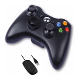 Controle Compatível Xbox E Pc Sem Fio Wireless Com Receptor