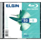 Bd-r Blu-ray Disc Elgin 25gb 4x  Box Slim Lacrado (3 Und)