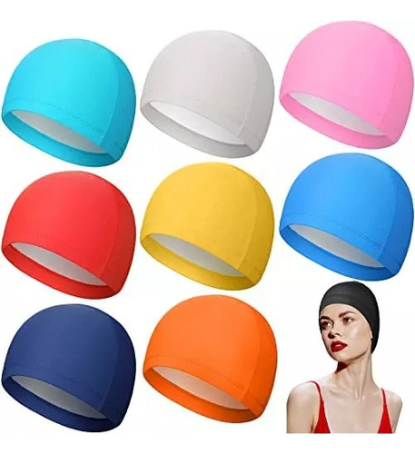 Gorro De Baño Natación Polixflex Pu Ajustable Piscina