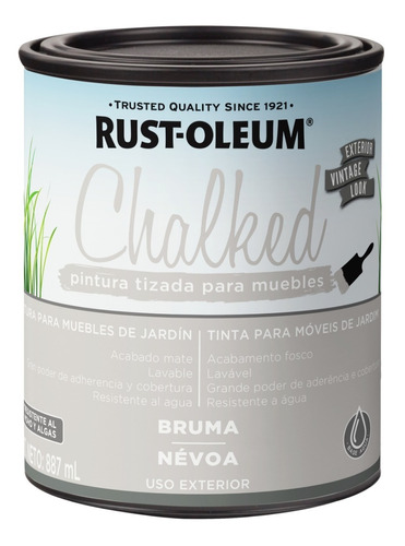 Pintura Tizada Chalked Exterior Interior Lavable Rust Oleum