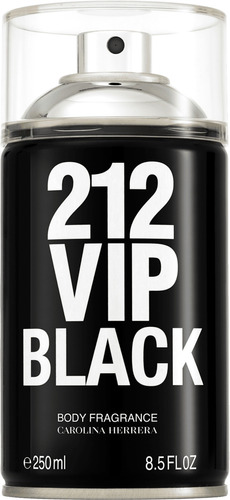 212 Vip Black Body Spray 250ml + Brinde - Original
