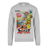 Sudadera Gris Smash Bros 64 Nintendo 64 Japon Vintage