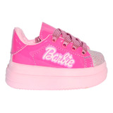 Zapato/zapatilla/tenis Para Bebe/niña Barbie De Amarrar.