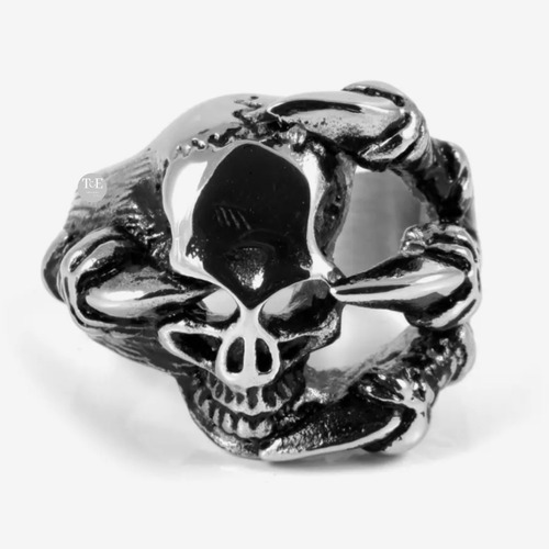 Anillo Calavera Garra Skull Importado Original Para Hombre