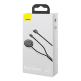 Cable De Carga Usb C Y Reloj Compatible Con Huawei 1,5mtrs Color Negro