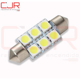 Lampara Tubular 6 Led 39mm Patente Interior Super Blanco 