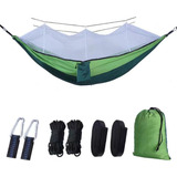 Hamaca Portátil Camping Mosquitero Trekking Hasta 300 Kg