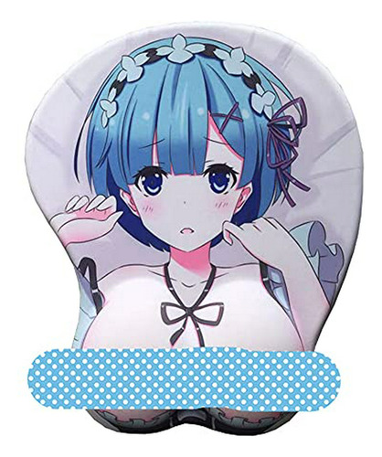 Pad Mouse - Re: Zero Rem Anime Alfombrillas De Ratón 3d Con 