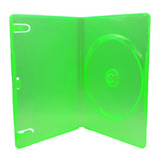 Estuche Dvd Verde Translucido 14mm Sencillo 100 Pzs