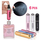 Mini Atomizador Para Perfume Recargable Capsula Viaje 6pcs