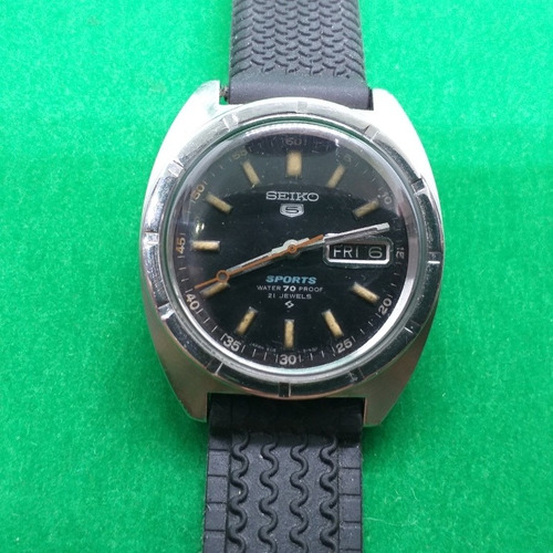 Relógio Seiko Sports 6119 8090 Water70proof Anos 70