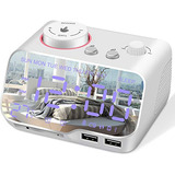 Reloj Despertador Radio Altavoz Bluetooth, Radio Fm, At...