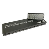 Video Switcher Hdmi 8x1 Hd 4k801 4k 8 Entradas 1 Saida