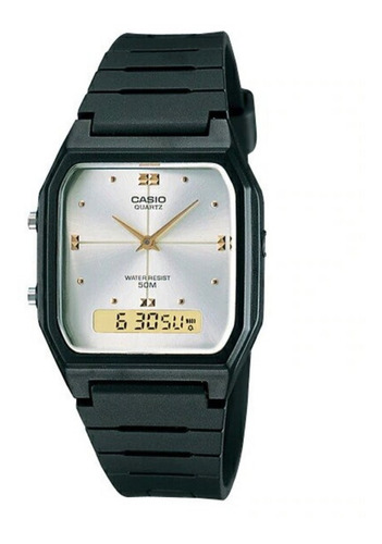 Reloj Casio Unisex Aw 48 Hora Doble 5 Atm 