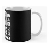 Taza Recargable Con Tacos - Etiqueta Blanca Calidad Premium