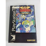 Jogo Para Play 1 Longbox Darkstalkers The Night Warriors  