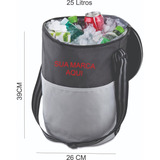 Bolsa Térmica Cooler 25litros Personalizada  10 Unidades