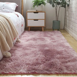 Tapete Alfombra Peludo 1,5 Mt * 2 Mt Colores Decorar Hogar