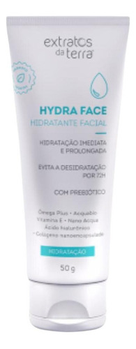 Hidratante Facial Hydra Face 50gr Extratos Da Terra Tipo De Pele Normal