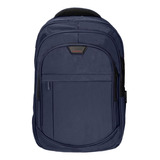 Mochila Usb Para Portátil Travel Blue Bp5653 De 24 Litros, Color Azul Marino