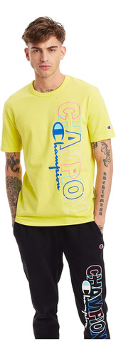 Champion Camiseta Graphic Heritage Para Hombre, Color Amaril