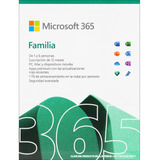 Microsoft 365 Familia, 1 Año De Suscripción Para 6 Usuarios