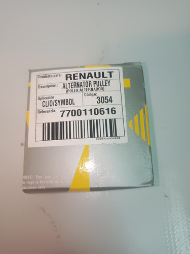 Polea De Alternador Renault Clio Megane Scenic  Foto 4