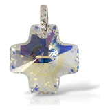 Dije Cristal Swarovski Elements Cruz Equilibrio Crystal Ab